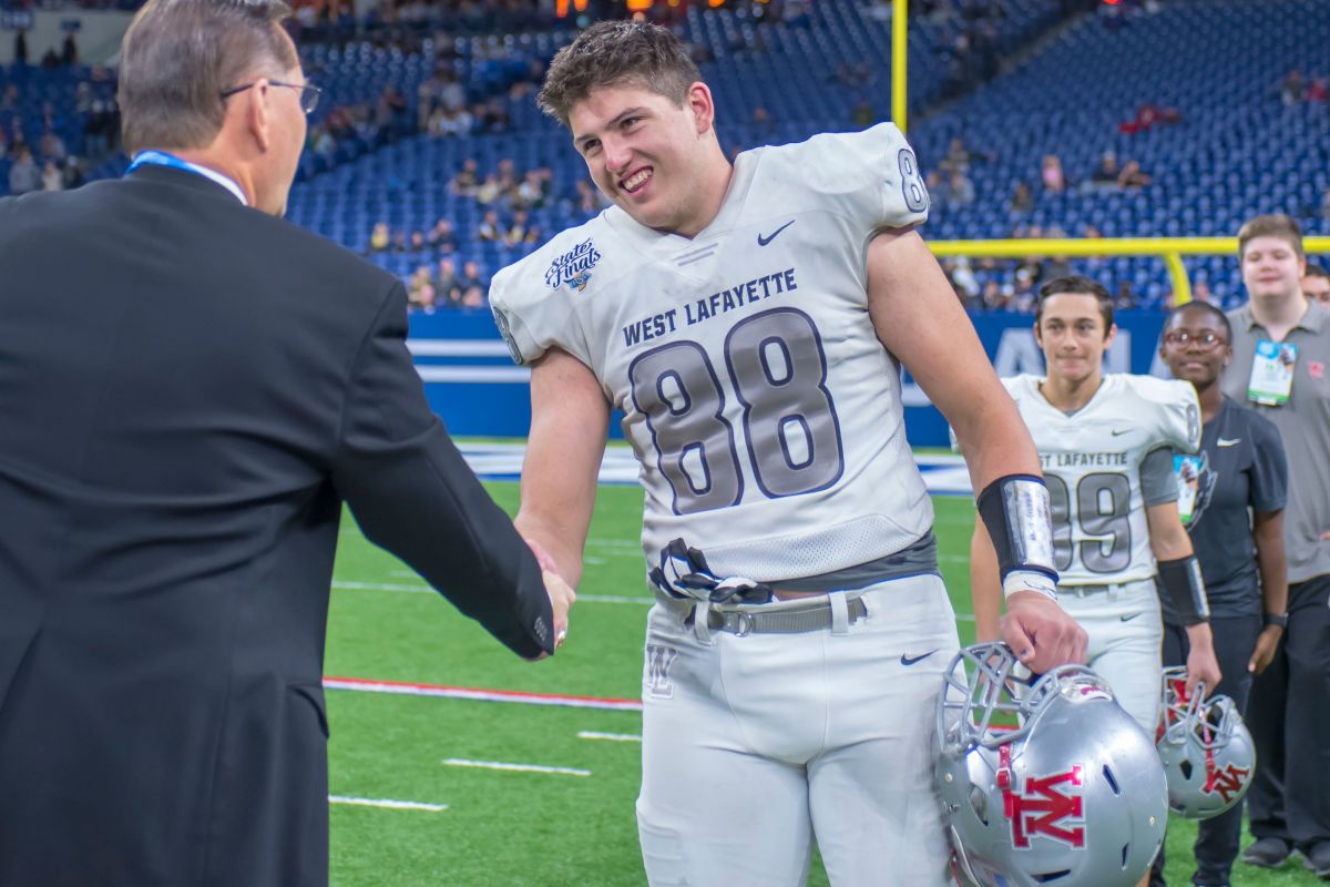 George Karlaftis starred for West Lafayette High School and Purdue before becoming an NFL starter.